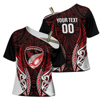 Counties Manukau 2026 Rugby Custom Cross Shoulder Shirt NZ Maori Silver Fern