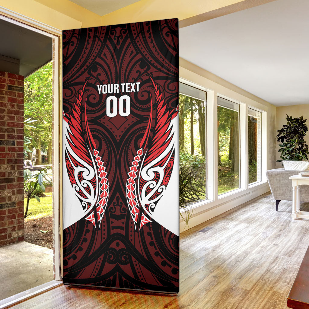 Counties Manukau 2026 Rugby Custom Door Cover NZ Maori Silver Fern