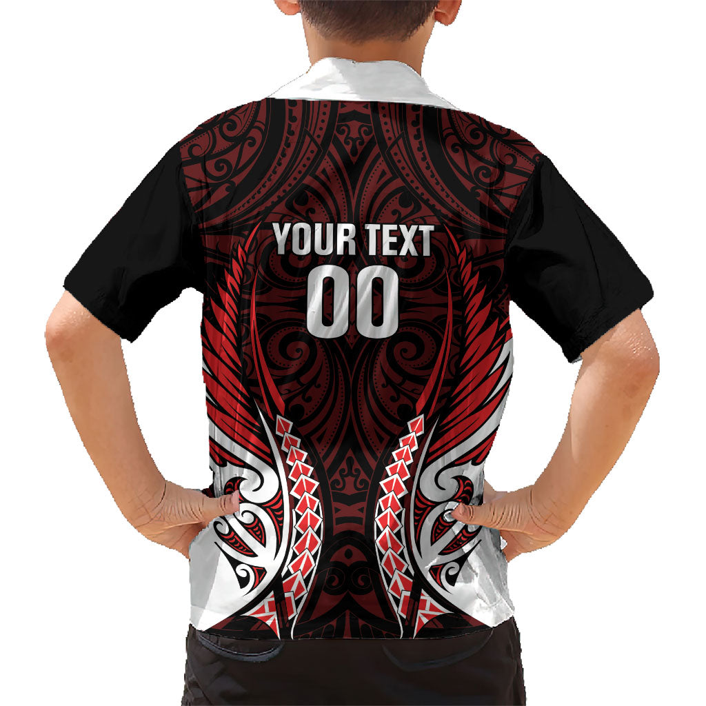 Counties Manukau 2026 Rugby Custom Family Matching Off Shoulder Short Dress and Hawaiian Shirt NZ Maori Silver Fern LT14 - Polynesian Pride