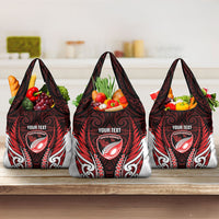 Counties Manukau 2026 Rugby Custom Grocery Bag NZ Maori Silver Fern