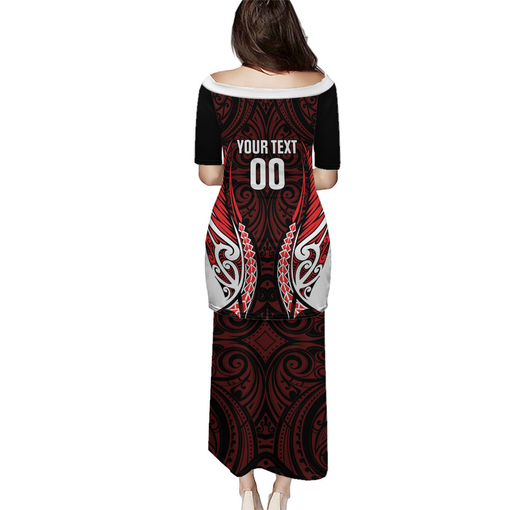 Counties Manukau 2026 Rugby Custom Puletasi NZ Maori Silver Fern