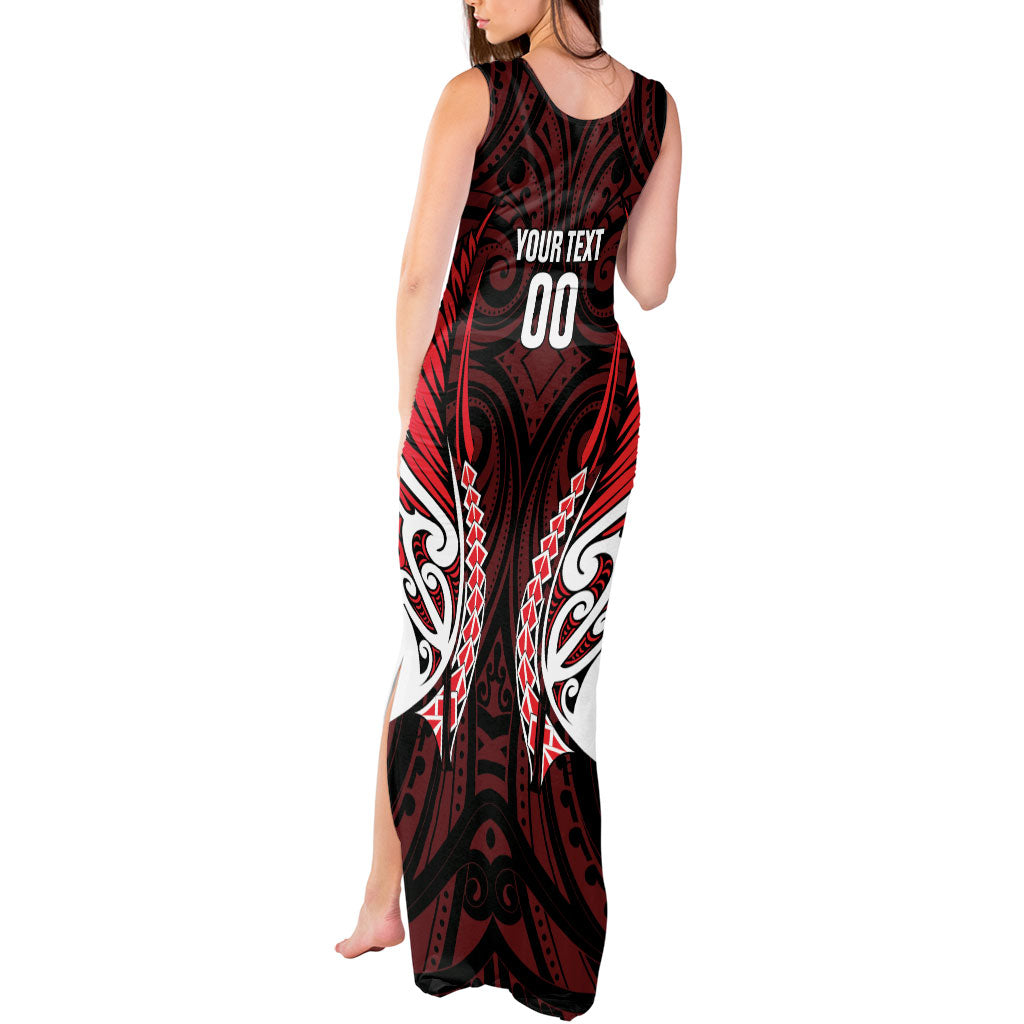 Counties Manukau 2026 Rugby Custom Tank Maxi Dress NZ Maori Silver Fern