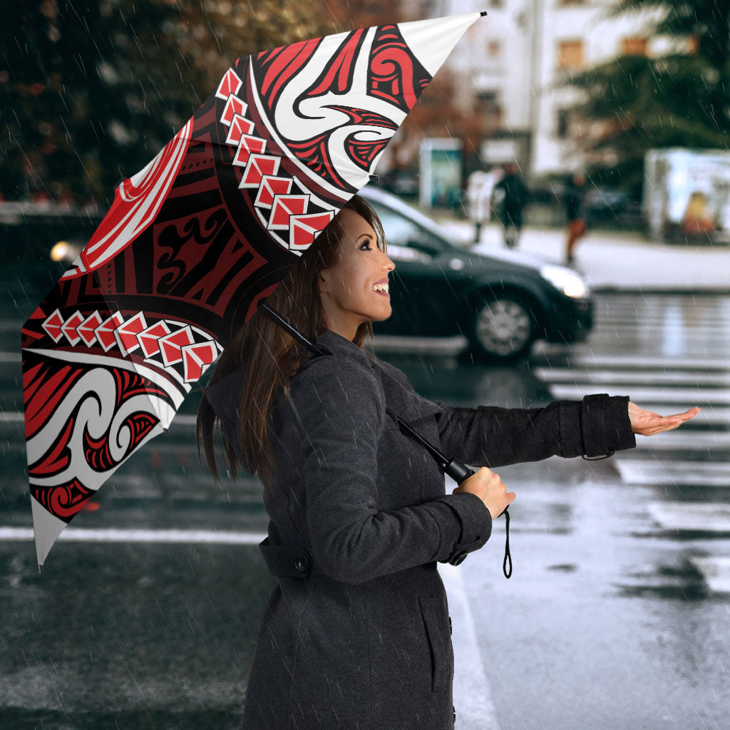Counties Manukau 2026 Rugby Custom Umbrella NZ Maori Silver Fern