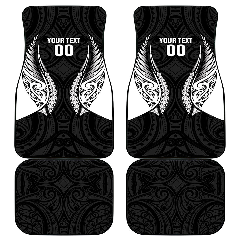 Hawke's Bay 2026 Rugby Custom Car Mats NZ Maori Silver Fern LT14 - Polynesian Pride