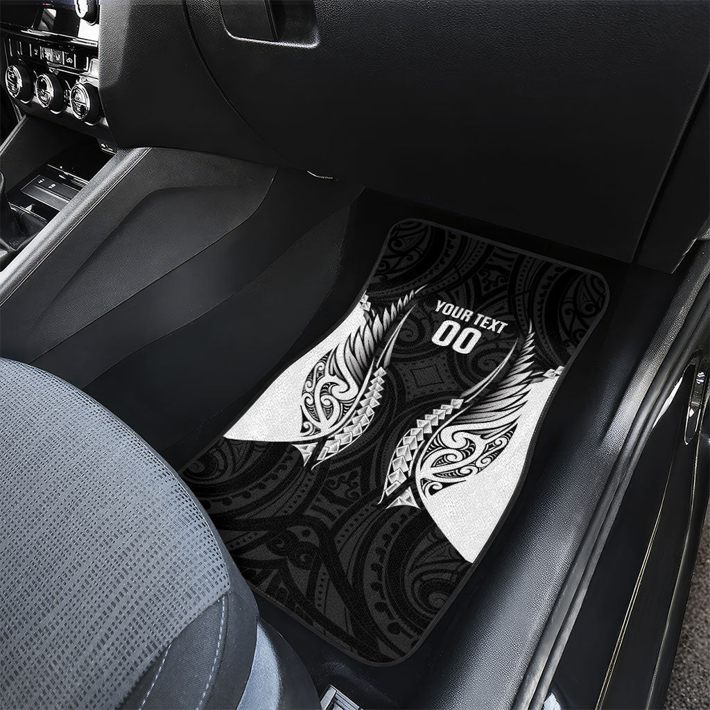 Hawke's Bay 2026 Rugby Custom Car Mats NZ Maori Silver Fern LT14 - Polynesian Pride