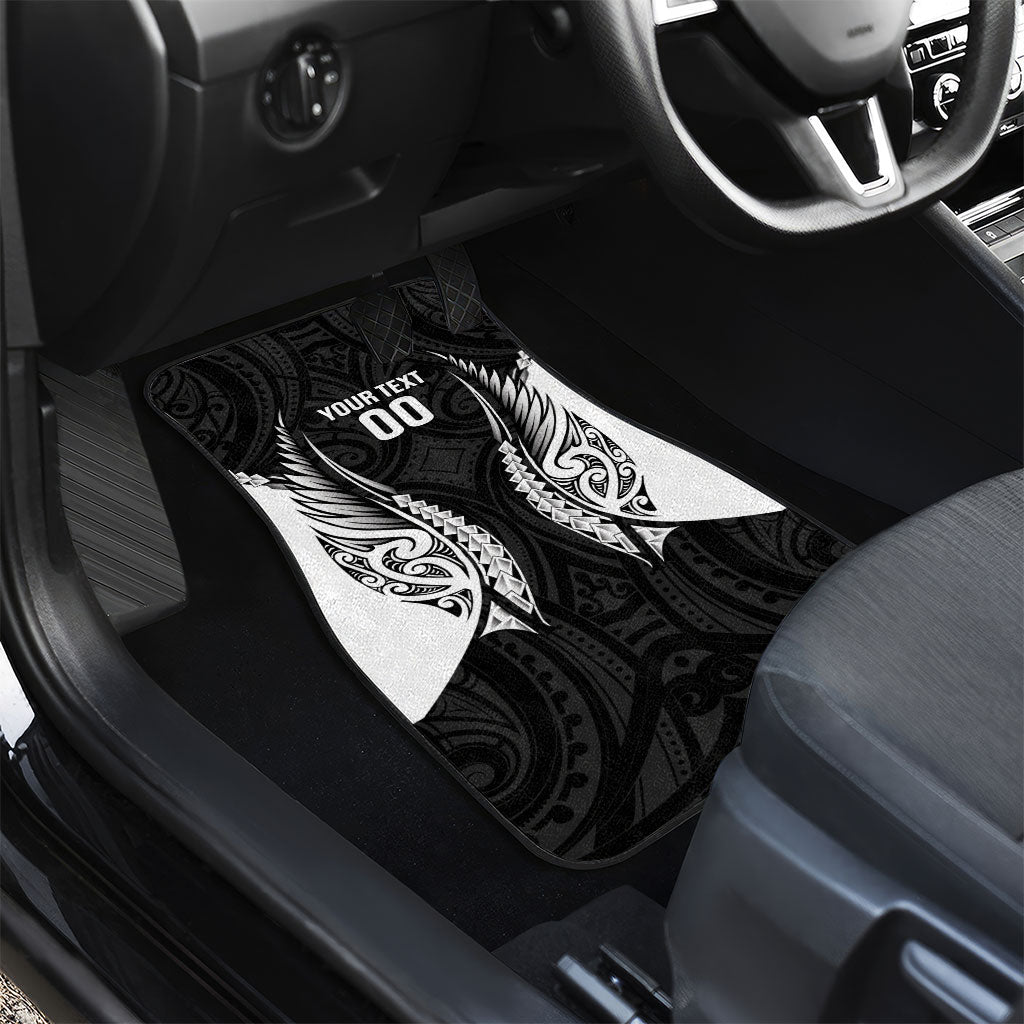 Hawke's Bay 2026 Rugby Custom Car Mats NZ Maori Silver Fern LT14 - Polynesian Pride