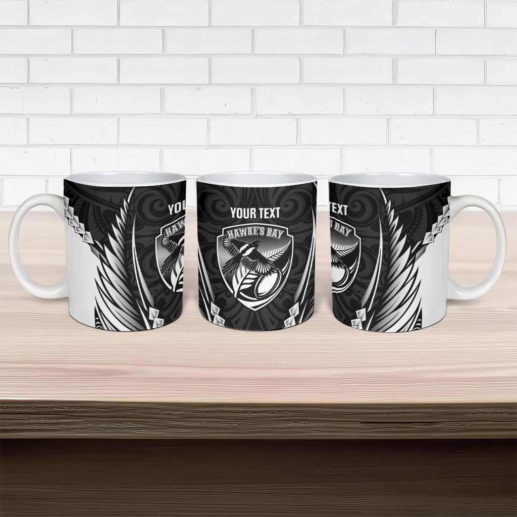 Hawke's Bay 2026 Rugby Custom Ceramic Mug NZ Maori Silver Fern