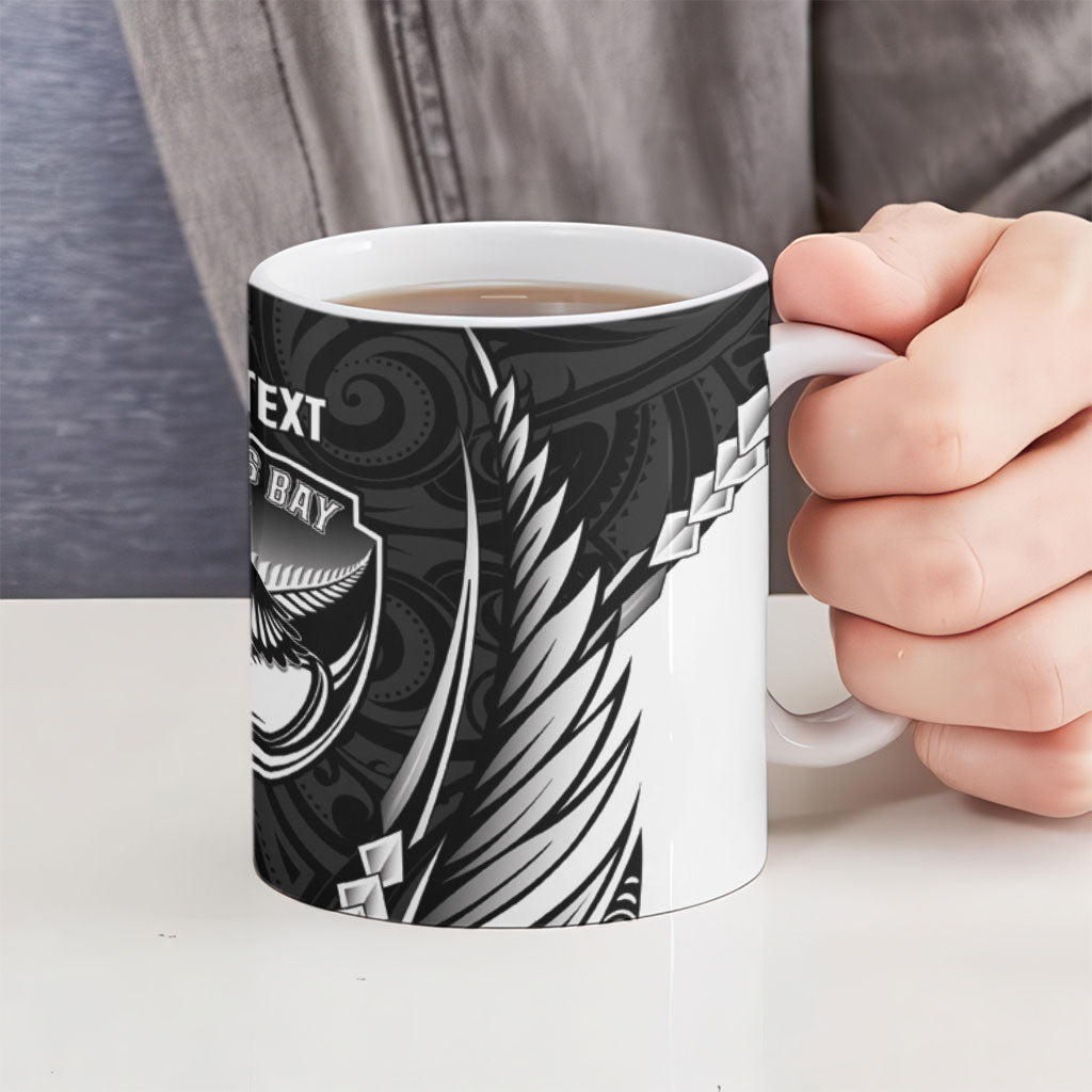 Hawke's Bay 2026 Rugby Custom Ceramic Mug NZ Maori Silver Fern