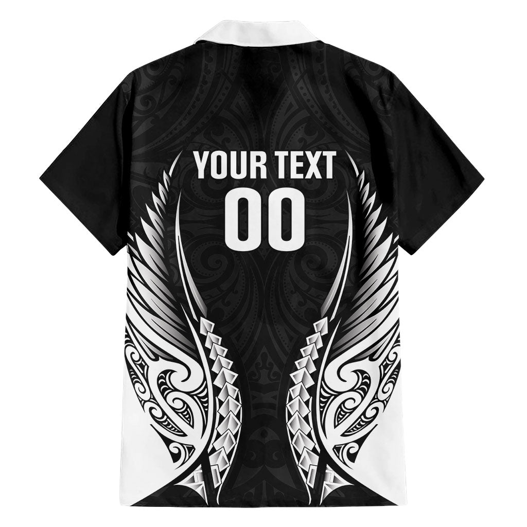 Hawke's Bay 2026 Rugby Custom Family Matching Puletasi and Hawaiian Shirt NZ Maori Silver Fern LT14 - Polynesian Pride