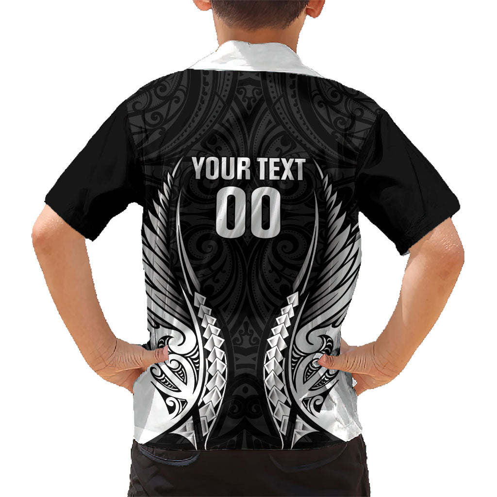 Hawke's Bay 2026 Rugby Custom Family Matching Summer Maxi Dress and Hawaiian Shirt NZ Maori Silver Fern LT14 - Polynesian Pride
