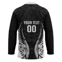 Hawke's Bay 2026 Rugby Custom Hockey Jersey NZ Maori Silver Fern LT14 - Polynesian Pride