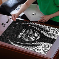 Hawke's Bay 2026 Rugby Custom Puzzle NZ Maori Silver Fern