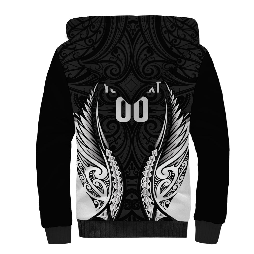 Hawke's Bay 2026 Rugby Custom Sherpa Hoodie NZ Maori Silver Fern