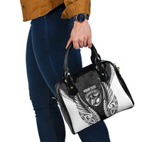 Hawke's Bay 2026 Rugby Custom Shoulder Handbag NZ Maori Silver Fern LT14 - Polynesian Pride