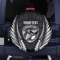 Hawke's Bay 2026 Rugby Custom Spare Tire Cover NZ Maori Silver Fern