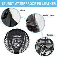 Hawke's Bay 2026 Rugby Custom Spare Tire Cover NZ Maori Silver Fern