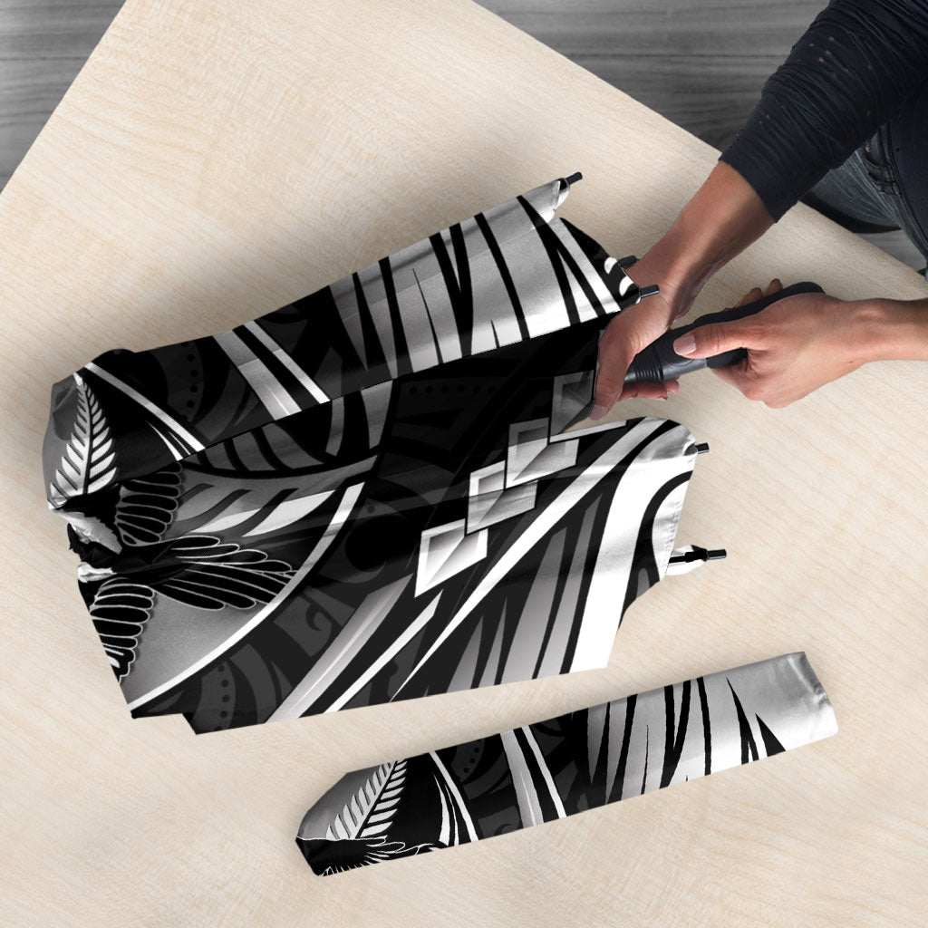 Hawke's Bay 2026 Rugby Custom Umbrella NZ Maori Silver Fern