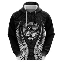 Hawke's Bay 2026 Rugby Custom Zip Hoodie NZ Maori Silver Fern