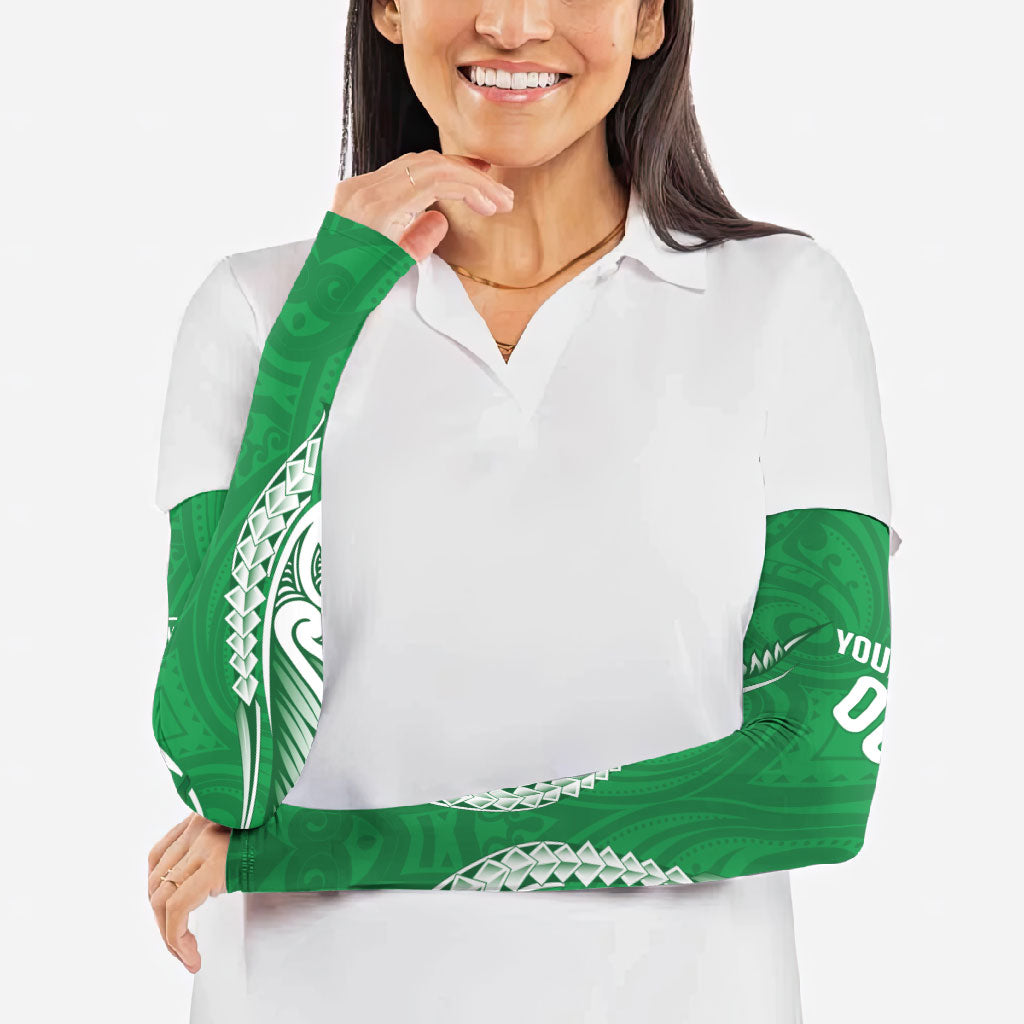 Manawatu 2026 Rugby Custom Arm Sleeves NZ Maori Silver Fern