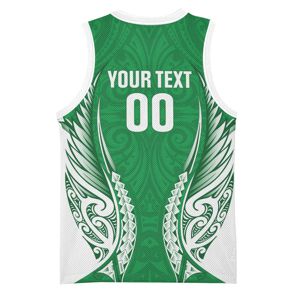 Manawatu 2026 Rugby Custom Basketball Jersey NZ Maori Silver Fern