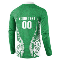 Manawatu 2026 Rugby Custom Button Sweatshirt NZ Maori Silver Fern
