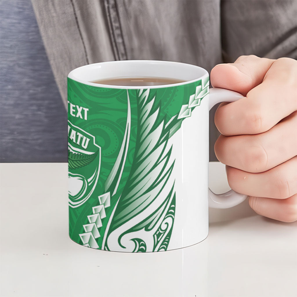Manawatu 2026 Rugby Custom Ceramic Mug NZ Maori Silver Fern