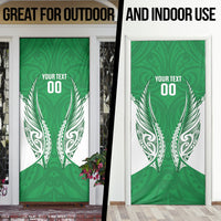 Manawatu 2026 Rugby Custom Door Cover NZ Maori Silver Fern LT14 - Polynesian Pride