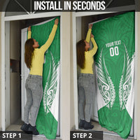 Manawatu 2026 Rugby Custom Door Cover NZ Maori Silver Fern LT14 - Polynesian Pride