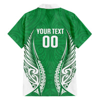 Manawatu 2026 Rugby Custom Family Matching Summer Maxi Dress and Hawaiian Shirt NZ Maori Silver Fern LT14 - Polynesian Pride