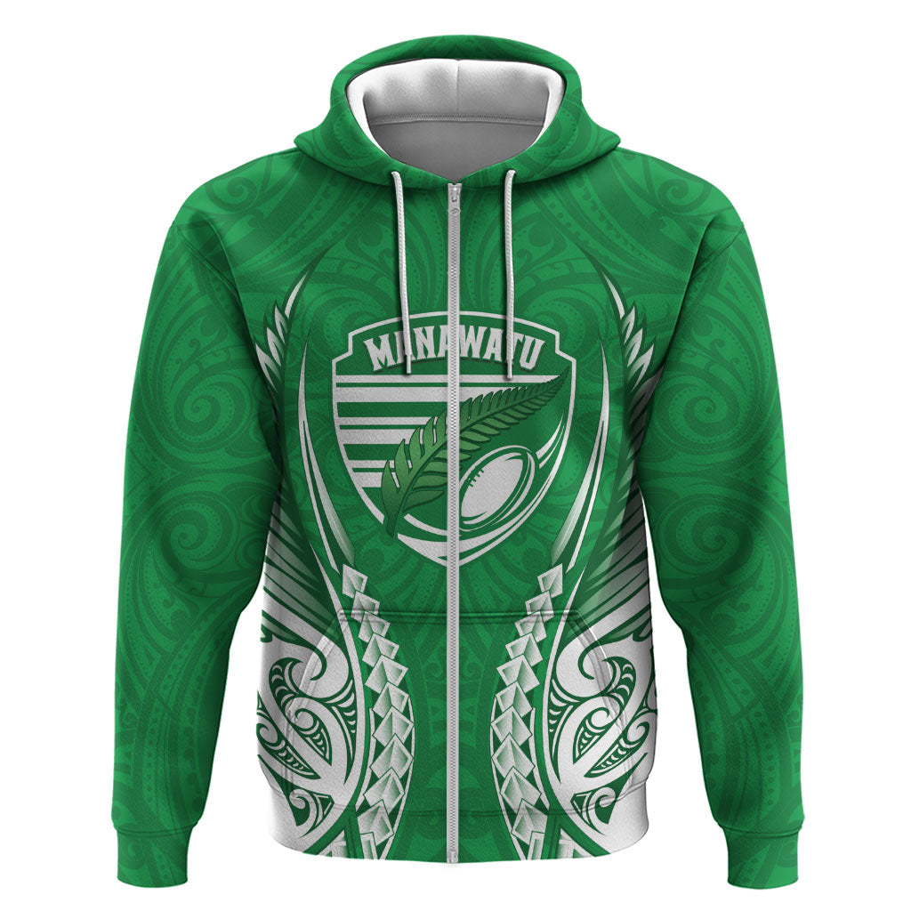 Manawatu 2026 Rugby Custom Hoodie NZ Maori Silver Fern