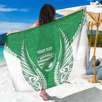 Manawatu 2026 Rugby Custom Sarong NZ Maori Silver Fern