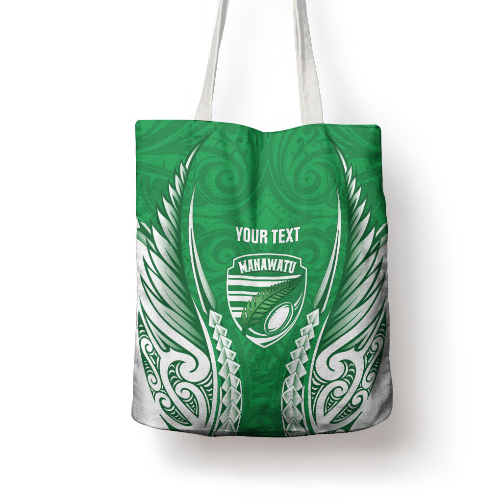 Manawatu 2026 Rugby Custom Tote Bag NZ Maori Silver Fern