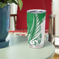 Manawatu 2026 Rugby Custom Tumbler Cup NZ Maori Silver Fern LT14 - Polynesian Pride