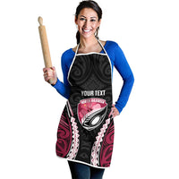 North Harbour 2026 Rugby Custom Apron NZ Maori Silver Fern