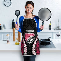 North Harbour 2026 Rugby Custom Apron NZ Maori Silver Fern