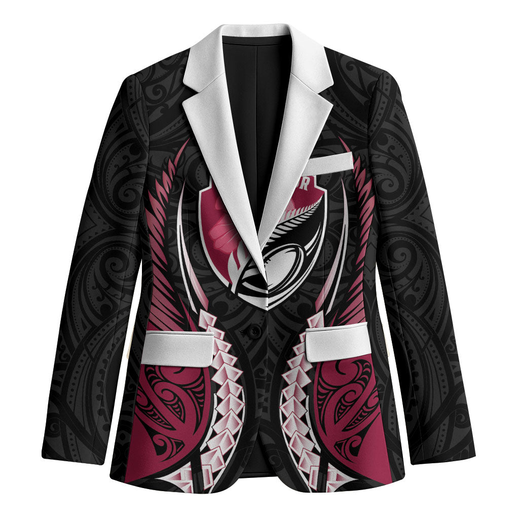 North Harbour 2026 Rugby Custom Blazer NZ Maori Silver Fern