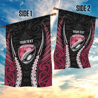 North Harbour 2026 Rugby Custom Garden Flag NZ Maori Silver Fern