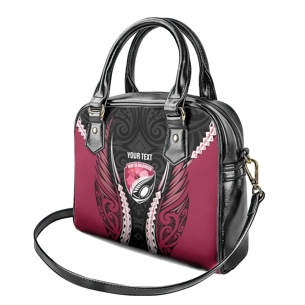 North Harbour 2026 Rugby Custom Shoulder Handbag NZ Maori Silver Fern