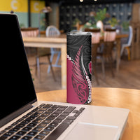 North Harbour 2026 Rugby Custom Skinny Tumbler NZ Maori Silver Fern