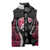 North Harbour 2026 Rugby Custom Sleeveless Puffer Jacket NZ Maori Silver Fern