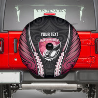 North Harbour 2026 Rugby Custom Spare Tire Cover NZ Maori Silver Fern