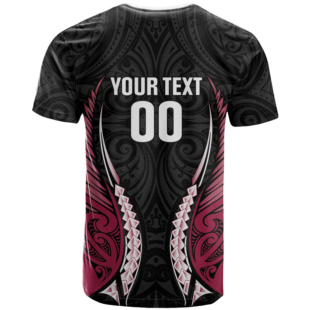 North Harbour 2026 Rugby Custom T Shirt NZ Maori Silver Fern LT14 - Polynesian Pride