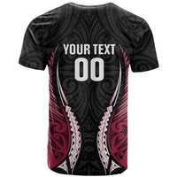 North Harbour 2026 Rugby Custom T Shirt NZ Maori Silver Fern LT14 - Polynesian Pride