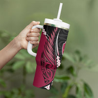 North Harbour 2026 Rugby Custom Tumbler With Handle NZ Maori Silver Fern