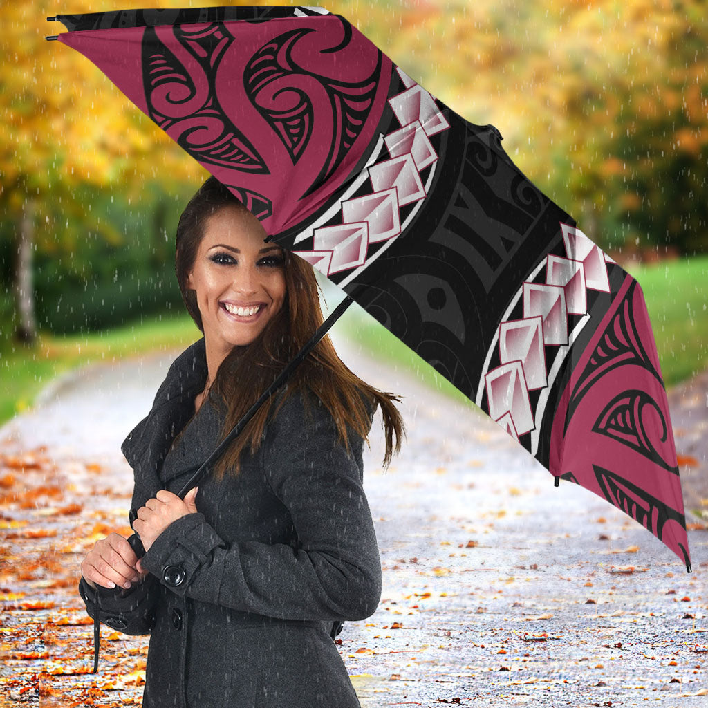 North Harbour 2026 Rugby Custom Umbrella NZ Maori Silver Fern