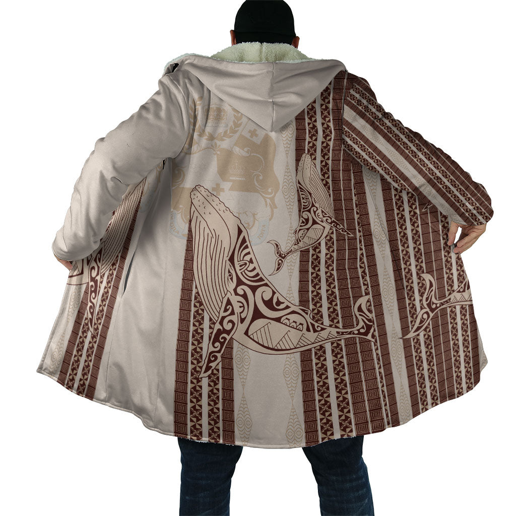 Swimming With Humpback Whales Season Tonga Cloak Tongan Tofuaa Ngatu Pattern Brown LT14 - Polynesian Pride