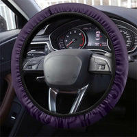 Purple New Zealand Eel Steering Wheel Cover Aotearoa Maori Tuna With Kotiate Weapon LT14 - Polynesian Pride