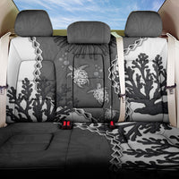 Black Coral Hawaii Back Car Seat Cover Ekaha Ku Moana Honu Sea Turtle