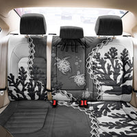 Black Coral Hawaii Back Car Seat Cover Ekaha Ku Moana Honu Sea Turtle