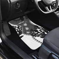 Personalized Black Coral Hawaii Car Mats Ekaha Ku Moana Honu Sea Turtle